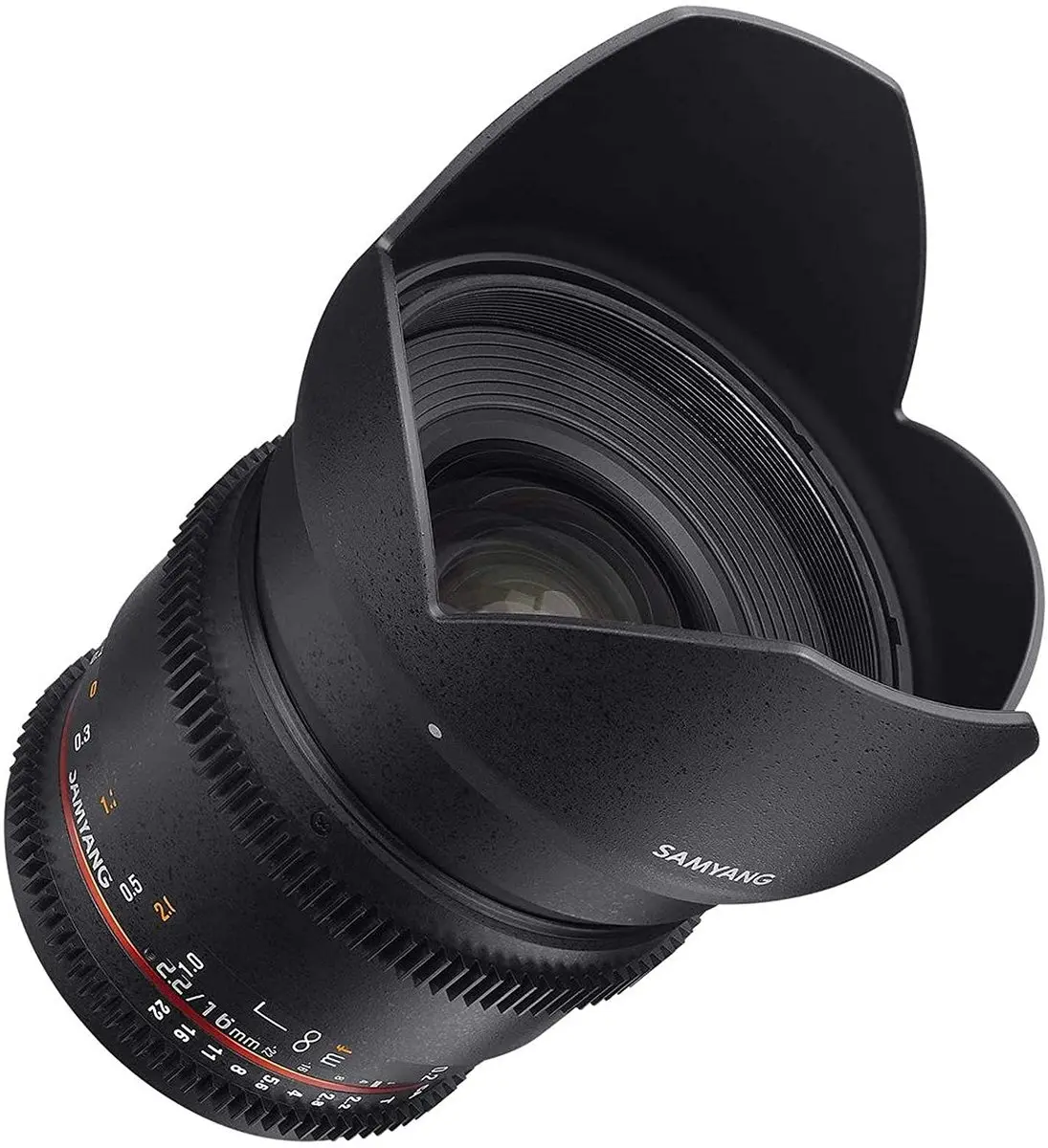 1. Samyang 16mm T2.2 ED AS UMC CS II VDSLR (Sony E) Lens