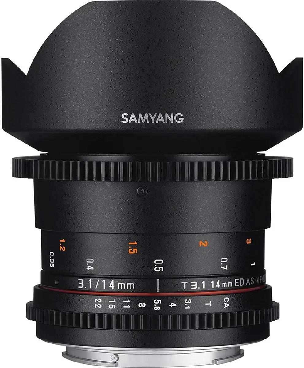 2. Samyang 14mm T3.1 ED AS IF UMC II VDSLR (Sony A) Lens