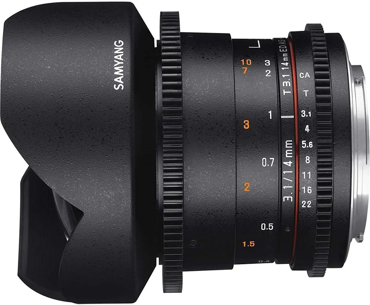 4. Samyang 14mm T3.1 ED AS IF UMC II VDSLR (Sony A) Lens