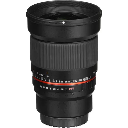 4. Samyang 16mm f/2.0 ED AS UMC CS (Fuji X) Lens