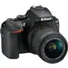 1. Nikon D5600 AF-P 18-55 VR Kit WiFi NFC FullHD 24.2MP Camera Black thumbnail