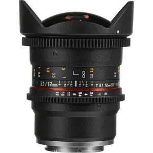 Samyang 12mm T3.1 VDSLR ED AS NCS Fisheye (Sony E) Lens