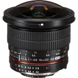 Samyang 12mm f/2.8 ED AS NCS Fish-eye Lens for Nikon