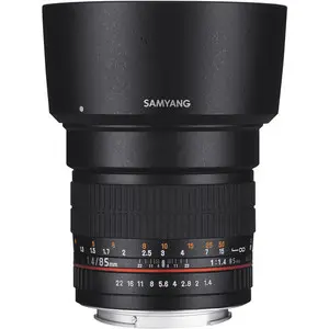 2. Samyang 85mm f/1.4 Aspherical IF for Nikon Mt +Hood thumbnail