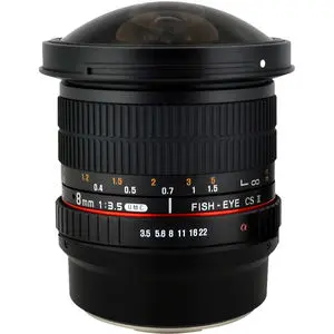 Samyang 8mm f/3.5 Fish-eye CS II (Sony E-Mount) Lens