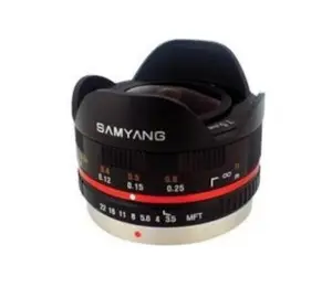 Samyang 7.5mm 1:3.5 UMC Fish-eye MFT Black (M3/4) Lens