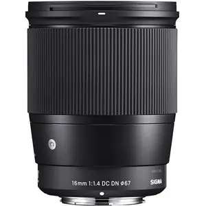 1. Sigma 16mm F1.4 DC DN|Contemporary (Sony E) Lens thumbnail
