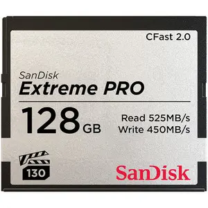 SanDisk Extreme PRO 128GB CFast 2.0 515MB/s