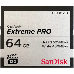 Sandisk Extreme Pro 64GB CFast 2.0 525mb/s