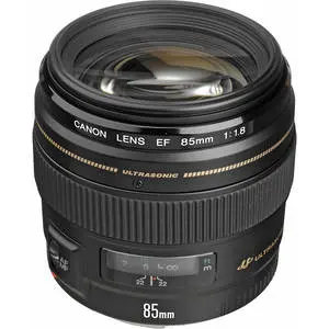 Canon EF Lens 85mm 85 mm f/1.8 F1.8 USM Lens +