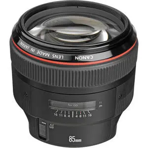 Canon EF Lens 85mm f/1.2L II USM Lens 85 1.2 +