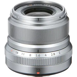 Fujifilm FUJINON XF 23mm F2 R WR Silver Lens