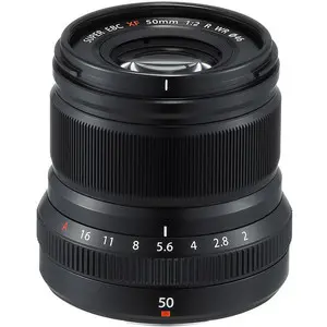 Fujifilm FUJINON XF 50mm F2 R WR Black Lens