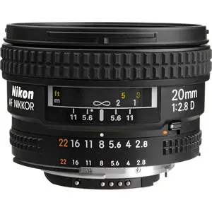 Nikon Nikkor AF 20mm 20 mm F/2.8 f2.8 D f/2.8D Lens