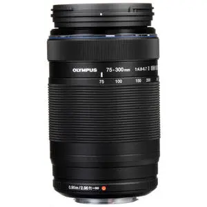 Olympus M.ZUIKO ED 75-300mm f/4.8-6.7 II (Black) Lens