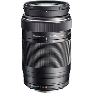 2. Olympus M.ZUIKO ED 75-300mm f/4.8-6.7 II (Black) Lens thumbnail