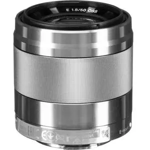 Sony E 50mm F1.8 OSS Silver (NEX) Lens