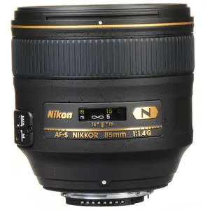1. Nikon AF-S 85mm 85 mm F1.4 G f/1.4G prime Lens thumbnail