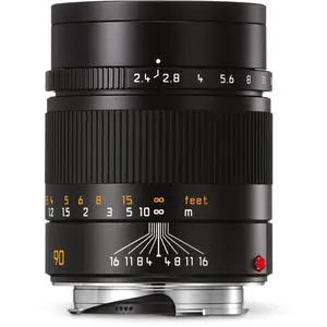 LEICA SUMMARIT-M 90mm f/2.4 (Black) Lens