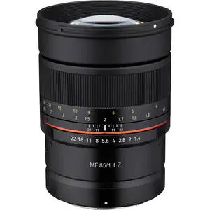 1. Samyang MF 85mm F1.4 Z (Nikon Z) Lens thumbnail