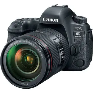 Canon EOS 6D Mark 2 +24-70 F2.8 64GB 26.2MP Mk II Full Frame DSLR Camera