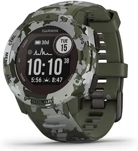 Garmin Instinct Solar Camo Edition Watch (Lichen)