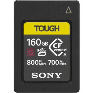 Sony CEA-G160T Tough 160GB 800mb/s CFexpress TypeA