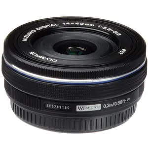 2. Olympus M.ZUIKO ED 14-42mm F3.5-5.6 EZ (Black) white box thumbnail