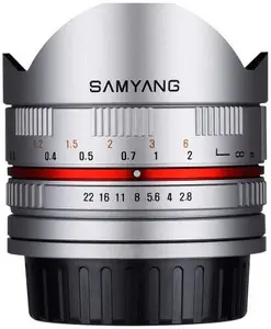 Samyang 8mm f/2.8 Fish-eye CS II Silver (Sony E)