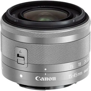 Canon Lens EF-M 15-45mm F3.5-6.3 IS STM Silver (Retail)