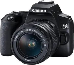 Canon EOS 250D Kit (18-55 III) Black Camera