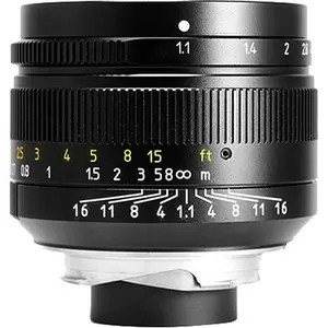 7Artisans 50mm F1.1 (TL/SL) Black (A402B) Lens