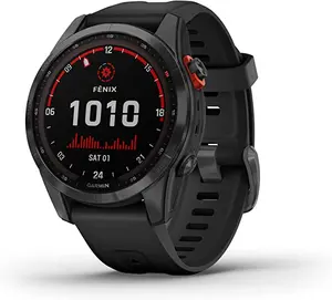 Garmin Fenix 7S Solar (Slate Gray with Black Band)