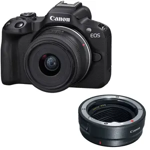 Canon EOS R50 kit (18-45) Black (with adapter)