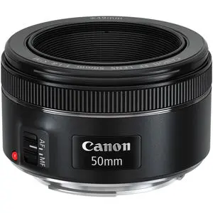 Canon EF 50mm 50 f/1.8 F1.8 STM Lens +