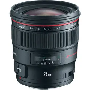 Canon EF 24mm f/1.4 F1.4 L II USM Lens +