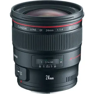 Canon EF Lens 24mm f/1.4 F1.4 L II USM Lens +