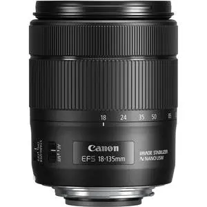 Canon EF-S 18-135mm f/3.5-5.6 IS USM Nano Lens in White Box