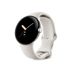 Google Pixel Watch Polished Silver Case/Chalk Band