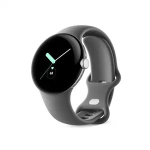 Google Pixel Watch Polished Silver/Charcoal Band