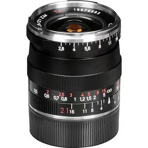 Carl Zeiss 21mm F/2.8 BIOGON T* ZM (Leica M) Black Lens