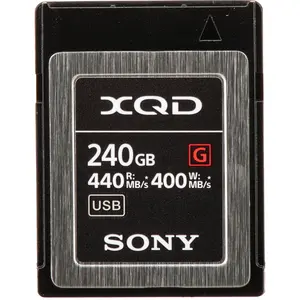 Sony QD-G240F 240GB XQD 440mb/s (Write 400mb/s)