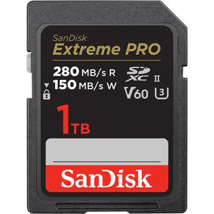 Sandisk 1TB Extreme PRO 280MB/s SDXC UHS-II