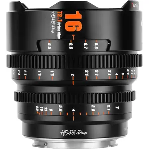 7Artisans 16mm T2.1 Prime Cine (Fuji X) Black