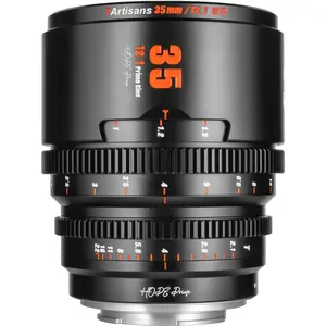 7Artisans 35mm T2.1 Prime Cine (Fuji X) Black
