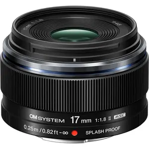 1. OM System M.Zuiko Digital 17mm F1.8 II (Black) thumbnail