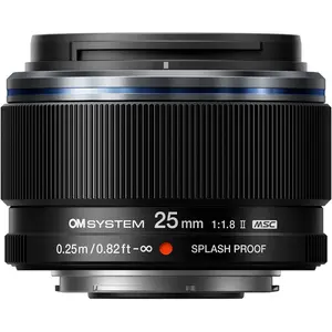OM System M.Zuiko Digital 25mm F1.8 II (Black)