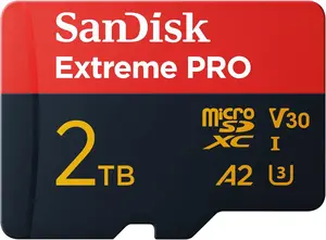 Sandisk 2TB A2 Extreme PRO 250MB/s MicroSDXC