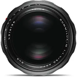 4. LEICA SUMMILUX-M 50 mm f/1.4 ASPH Black Chrome Lens thumbnail