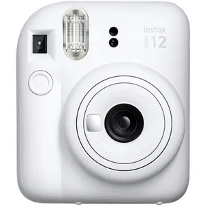 Fuji Instax Mini 12 Instant Photo Kit Clay White